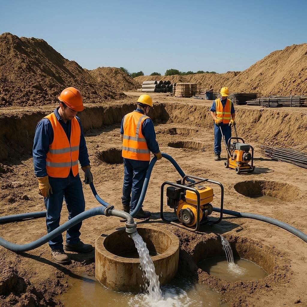 Глубинное водопонижение скважинами в Ногинске